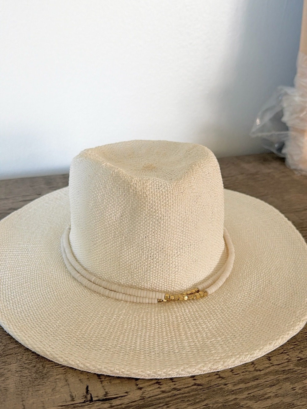 Nikki Beach Angel Straw Hat! Adjustable!!